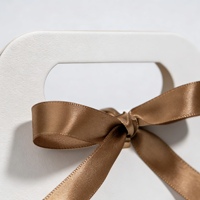 Sacs cadeaux de mariage en papier kraft faits à la main, écologiques, sacs cadeaux de fête avec poignées en ruban, ensembles de cadeaux de bougies