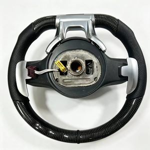 Volant de voiture d'<span class=keywords><strong>occasion</strong></span> en fibre de <span class=keywords><strong>carbone</strong></span> pour AMG Mercedes Benz, volant modifié avec palettes de changement de vitesse multifonctions, référence OE A0004606600 - Product Image 5