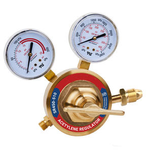 Régulateur d'acétylène monostade robuste Victor SR450 pour soudage et brasage avec manomètre d'acétylène - Product Image 1
