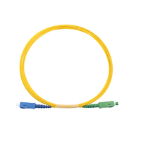 Câble de raccordement en fibre optique Corning Fiber Dupont SC/APC- LC/APC 10 mètres Simplex Monomode G.652D 2,0 mm Gaine en PVC