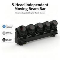 5x120W Tornado Light Beam, LC Deuxième Génération, DMX512, Convient pour les mariages, les fêtes et les scènes de bars
