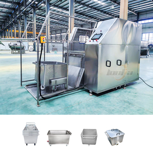 Lavadora de jaulas de pollo SUS 304, máquina automática de limpieza de jaulas, lavadora de cajas tipo túnel, máquina de lavado de carros de carne - Product Image 5