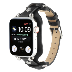 <span class=keywords><strong>Bracelet</strong></span> en <span class=keywords><strong>cuir</strong></span> véritable pour iWatch 7 SE 40/41/44/45mm <span class=keywords><strong>Bracelet</strong></span> de luxe pour femmes pour <span class=keywords><strong>Apple</strong></span> <span class=keywords><strong>Watch</strong></span> Ultra 8 49mm - Product Image 6