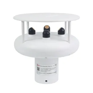 Sensor ultrasónico de medición de velocidad del viento para estación meteorológica, RK120-03, autocalentamiento