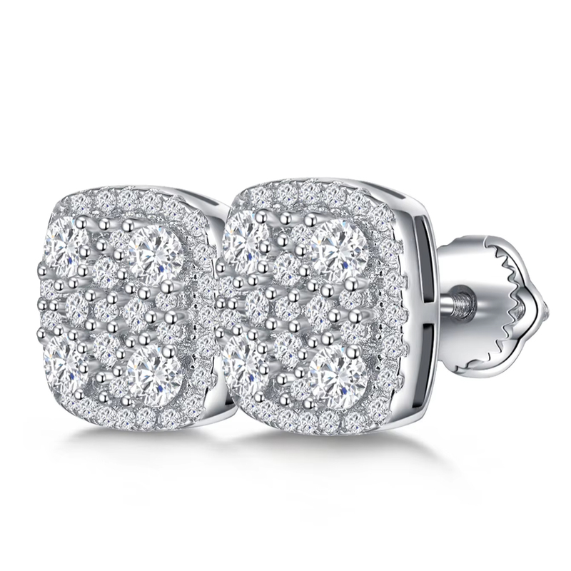 Custom Moissanite Diamond Ring 925 Sterling