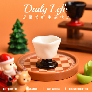 Miniaturas de Tazas de Resina para Manualidades, Decoración de Escenas de Muñecas, Accesorios para Pegamento en Crema - Product Image 3