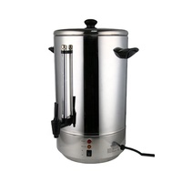 Urne à eau électrique 15L Chaudière à eau chaude commerciale en acier inoxydable Seau à café