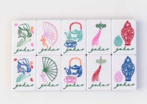 Lussuose Tessere di Mahjong Americane Moderne in Marmo Acrilico, Artwork Artistico di Mahjong Americano, Tessere Classiche di Mahjong OEM - Product Image 3