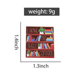 Lesezeichen sind für Quitter Emaille Pin Lustige Buch liebhaber Zitat Brosche Revers Abzeichen Schmuck Geschenk für Leser Freunde - Product Image 6