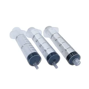 Luer Lock Luer Slip PVC PP medicali monouso siringa 20ml pistola ad iniezione veterinaria per uso ospedaliero