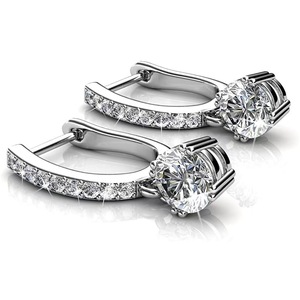 Pendientes de Zirconia de Alta Gama, Elegantes y Modernos, Llenos de Circonitas, Joyería de Moda para Fiestas - Product Image 6