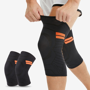 2220 # Sports compressione nylom ginocchiera <span class=keywords><strong>alta</strong></span> elasticizzata maglia <span class=keywords><strong>rotula</strong></span> al ginocchio stabilizza la corsa antiscivolo - Product Image 2