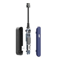 WanWayTech G18 Mini Rastreador GPS con Posicionamiento BeiDou/GSM/LBS, Antirrobo, Detección ACC, Análisis del Comportamiento del Conductor para Camiones de Carga Pesada