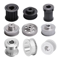 2 pièces Poulie de distribution GT2 en aluminium, alésage 5 mm, largeur 6 mm, 60 dents, 200 mm, pour courroie en caoutchouc à boucle fermée, OEM YQY, pour imprimante 3D/machine CNC