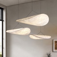 Lampe en soie nuageuse de grande taille Liangte, design nordique, lustre japonais pour restaurant, chambre à coucher, maison, hôtel ou bar, commande par interrupteur