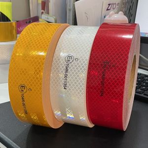 Акриловая отражающая лента высокой интенсивности ECE 104 R, отражающая наклейка безопасности для грузовиков и прицепов - Product Image 2