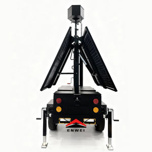Neuheit: Faltbare, drehbare <span class=keywords><strong>2</strong></span>*450W Solarpanels mit Solar-Kamera-Anhänger für temporäre Parkplätze - Product Image 4