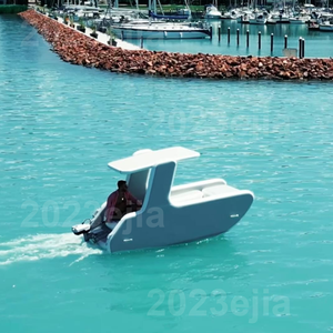 Catamaran gonflable <span class=keywords><strong>de</strong></span> bateau d'île <span class=keywords><strong>de</strong></span> flotteur <span class=keywords><strong>de</strong></span> bateau <span class=keywords><strong>de</strong></span> motomarine électrique à énergie solaire pour la rivière <span class=keywords><strong>de</strong></span> lac - Product Image 5