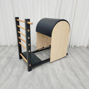Base en bois d'érable noir avec plateau, seau en mousse, équipement d'entraînement, échelle, baril pour Pilates - Product Image 1