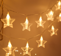 Newish Star Shape Bild anzeige Lichterketten IP65 Kunststoff Indoor Weihnachten Hochzeit Raum Dekor Sternen clip Lichterketten
