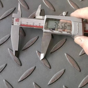 AS 3678 10mm 6.35mm 3mm マイルドチェッカースチールプレート 2.5mm厚 - Product Image 2