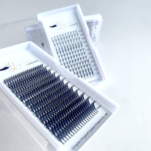 Nuovo Arrivo Extension Ciglia Anime Fatte a Mano 0.07 in Materiale PBT Morbido per Volume D e Curvatura, Ciglia Volume Spire Comic - Product Image 5