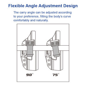 Flexibele Kydex Verbergen Tactische Kanonholster Rechtshandig - Product Image 5
