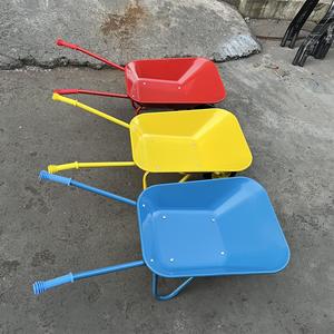 Mini carriola in metallo leggero regalo per bambini per giardino bambino e bambini giocattolo con ruota pneumatica - Product Image 6