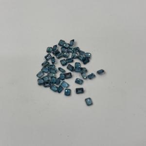 หินโทปาซพลอยธรรมชาติสีฟ้าตัดด้วยมรกตหินแปดเหลี่ยมสีฟ้าแบบหลวมทำมือสินค้าจำนวนมาก - Product Image 5