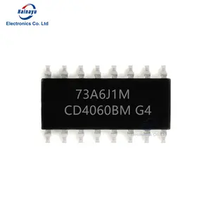 Electronic chip SOIC-16 CMOS 14-stage ripple carry binary counter CD4060BM96 CD4060BM