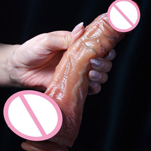 Consolador Realista con Prepucio Deslizante, Pene Grande con Prepucio y Testículos Móviles, Juguete Sexual para Mujeres, Estimulación Anal y Vaginal - Product Image 2