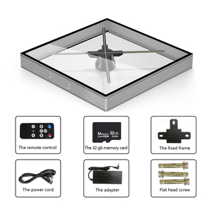 3D ologramma Fan proiettore WIFI 3D Display pubblicità Logo luce LED segno olografico lampada pubblicità Display Logo proiettore - Product Image 3