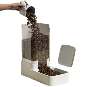 अच्छी गुणवत्ता 2 में 1 हॉट सेलिंग नए आगमन कुत्ते पानी डिस्पेंसर स्वचालित बुद्धिमान पालतू बिल्ली फीडर प्लास्टिक कटोरे - Product Image 1