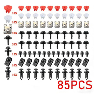 Kit de boulons et écrous pour protection anti-éclaboussures du moteur Ford Focus, 85 pièces, acier PP, pour réparation et remplacement - Product Image 4