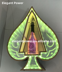 Glorificador de botella con pantalla LED, expositor de botellas, vino, licor, agua, refrescos, acrílico, de pie, presentadores - Product Image 5