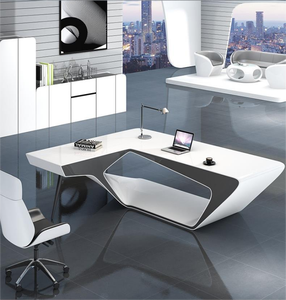Bàn sơn hình đặc biệt hiện đại đơn giản nội thất văn phòng Ông Chủ bàn ghế kết hợp - Product Image 2