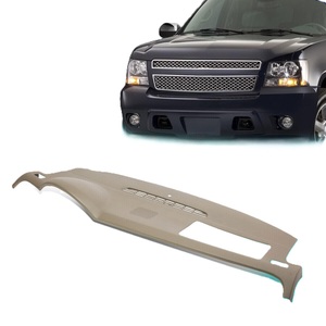 Beige avec haut-parleur et ampli pour Chevrolet GMC <span class=keywords><strong>Avalanche</strong></span> Tahoe Yukon Suburban Dash Cover Skin Cap Titanium 2007-2014 tableau de bord - Product Image 1