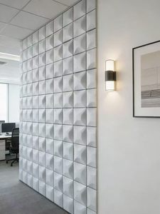 Panneau acoustique en fibre de polyester, design pyramidale, absorption acoustique pour la maison, le bureau, style minimaliste, réduction de bruit élevée - Product Image 6