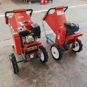 เครื่องบดกิ่งไม้เคลื่อนที่แบบไฟฟ้าพร้อมมอเตอร์ 2.2 กิโลวัตต์ กำลังไฟ 1-2 ตัน/ชม. ใช้งานง่าย - Product Image 6