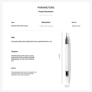 Wax Tip <b>Diamond</b> <b>Painting</b> Pen DIY Rhinestone Picker Tool for 5D <b>Diamond</b> Art Nail Drill and Nail Decoration - Product Image 5