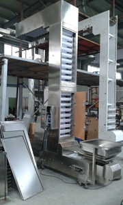 1,8 l Kunststoff behälter Lebensmittel qualität Band förderer Getreide Vertikal schaufel Z Aufzugs förderer - Product Image 2