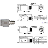 Capteur de vibration filaire RH104 2026 Ronds Best, accéléromètre haute sensibilité pour la surveillance des états des machines