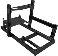 Simulador de Carreras, Soporte de Brazo de Aleación de Aluminio para Tres Monitores, Simulador de Control de Movimiento de Próximo Nivel, Simulación de Carreras
