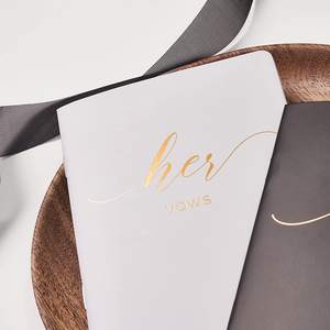 Livres de vœux personnalisés pour la <span class=keywords><strong>mariée</strong></span> et le marié, livret de vœux de mariage, Journal souvenir, cadeaux de renouvellement - Product Image 5