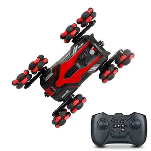 HW 2022 Hot 8 wheels RC Hobby Car Toys with lights and spray Durable Remote Control Drift RC Stunt Car for kids