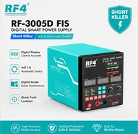 Alimentation électrique numérique DC RF4 3005D, surveillance du courant en temps réel, localisation rapide des défauts pour la réparation de téléphones et d'électronique