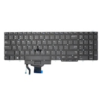 Clavier d'ordinateur portable de remplacement US/RU/SP russe pour Dell PRECISION 7530 7540 5540 P74F 15-7530 M7530 E7530 7730 7740 rétroéclairé