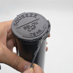 13 30 60 Dram 13d <b>Pill</b> Squeeze Tamper Evident Pop Top Tube Biodegradable Dry Herb Plastic Air Tight Vial <b>Bottles</b> Containers - Product Image 4