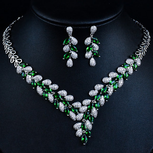 Ensemble de <span class=keywords><strong>bijoux</strong></span> de mariée original de luxe de haute qualité pour dames pour cadeau de fiançailles anniversaire-ensemble de présentation de <span class=keywords><strong>bijoux</strong></span> de qualité supérieure - Product Image 4