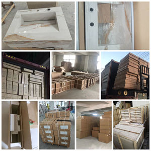 KHÁCH SẠN gốm Countertop Thiết kế phòng tắm giá rẻ gốm rửa tay lưu vực rửa chén bảng chỉ thiêu kết đá với gương - Product Image 6